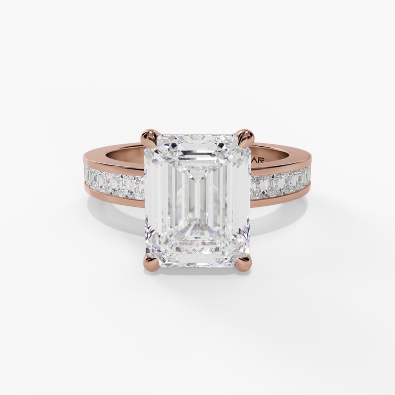 Rose gold diamond ring