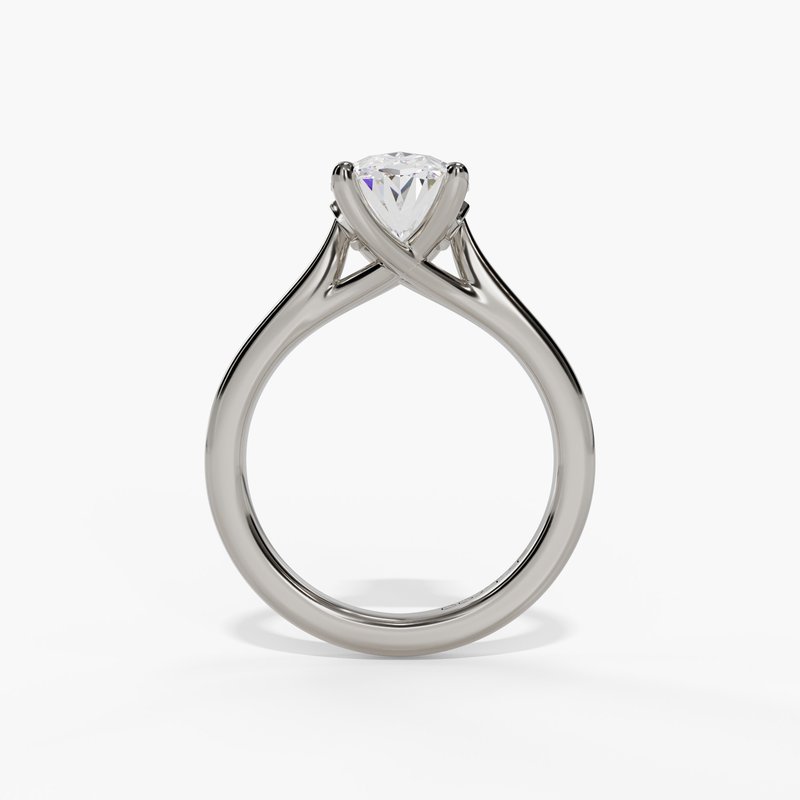 White gold diamond ring