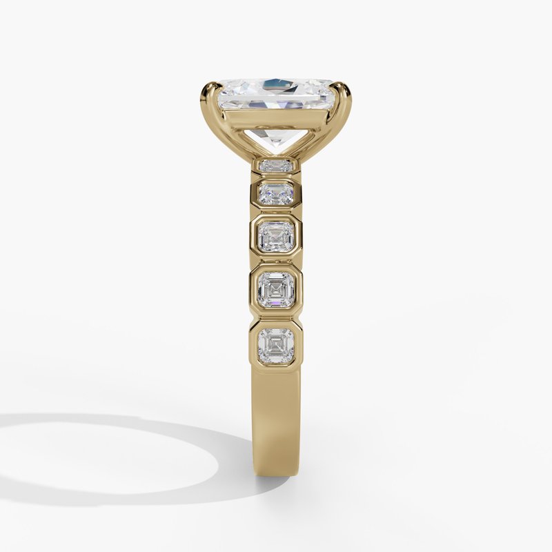 Yellow diamond ring