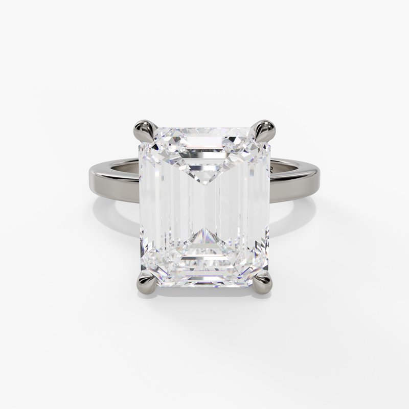 White gold diamond ring