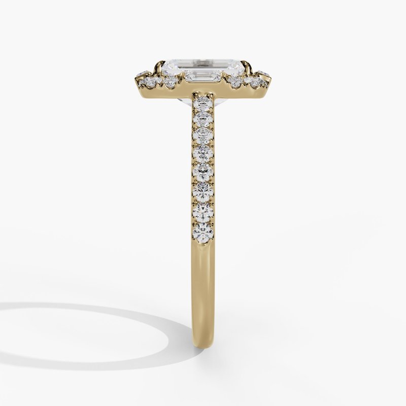 Yellow gold vintage diamond ring
